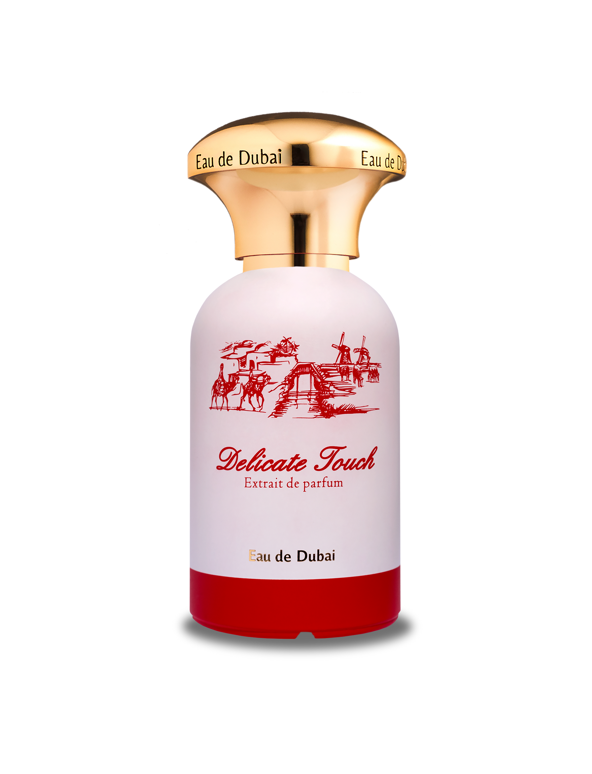 Eau de Dubai Delicate Touch perfume 55ml – unisex oud fragrance with pink pepper, lychee, myrrh, cinnamon, patchouli and labdanum by Tanguy Guesnet